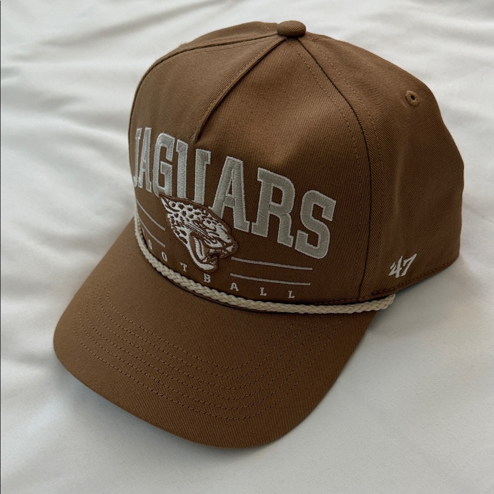 47 Brand Tan Adjustable Jaguars Rope Hat